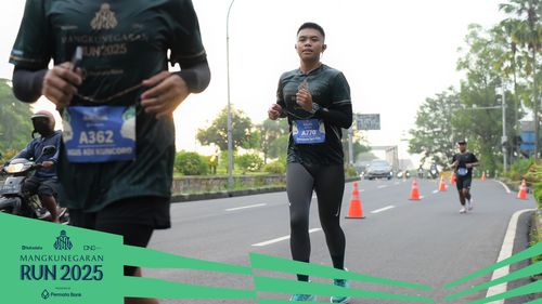 Race photo from Mangkunegaran Run 2025