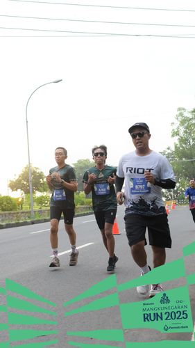 Race photo from Mangkunegaran Run 2025