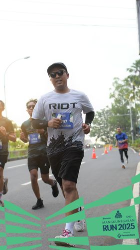 Race photo from Mangkunegaran Run 2025