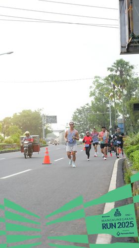 Race photo from Mangkunegaran Run 2025