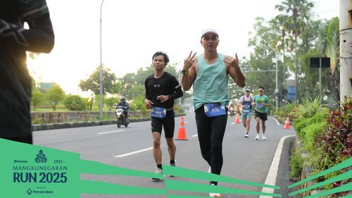 Race photo from Mangkunegaran Run 2025