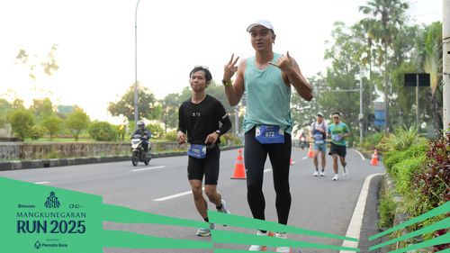 Race photo from Mangkunegaran Run 2025