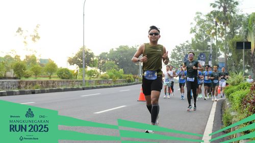 Race photo from Mangkunegaran Run 2025