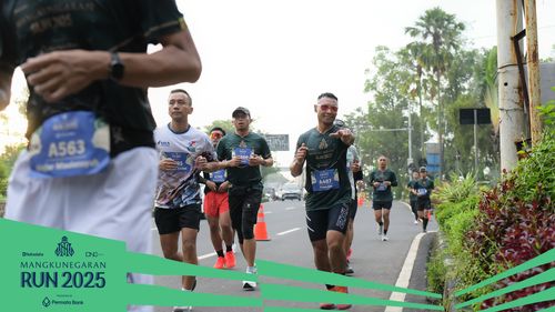 Race photo from Mangkunegaran Run 2025