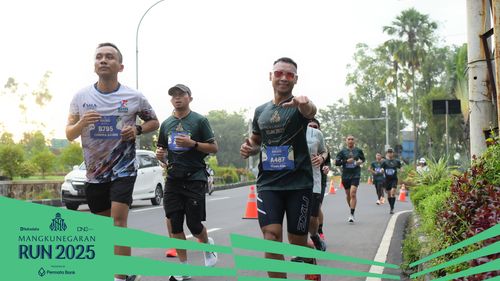 Race photo from Mangkunegaran Run 2025