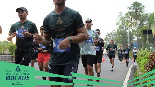 Race photo from Mangkunegaran Run 2025
