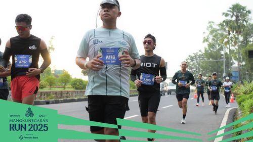Race photo from Mangkunegaran Run 2025