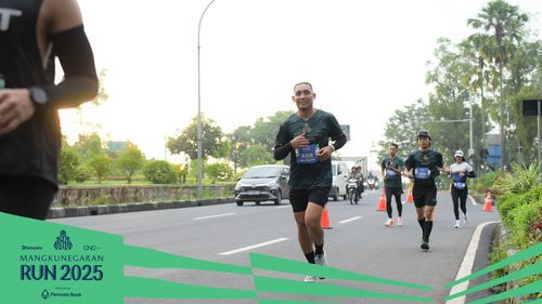 Race photo from Mangkunegaran Run 2025