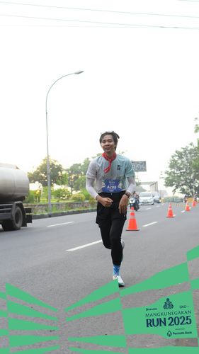Race photo from Mangkunegaran Run 2025