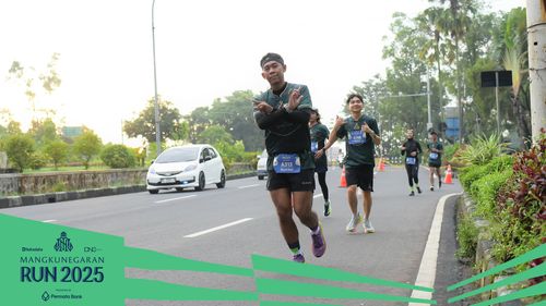 Race photo from Mangkunegaran Run 2025