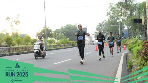 Race photo from Mangkunegaran Run 2025