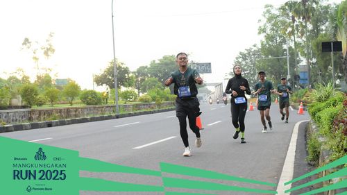 Race photo from Mangkunegaran Run 2025