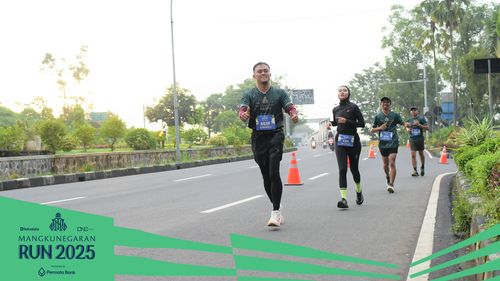 Race photo from Mangkunegaran Run 2025