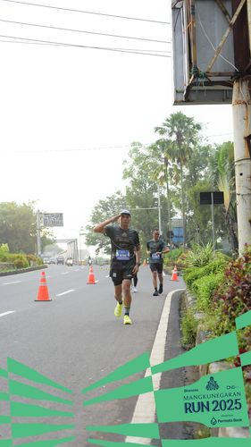 Race photo from Mangkunegaran Run 2025