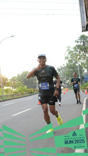 Race photo from Mangkunegaran Run 2025