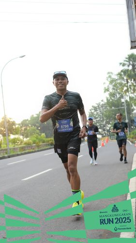 Race photo from Mangkunegaran Run 2025