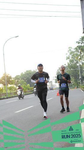 Race photo from Mangkunegaran Run 2025