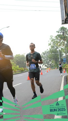 Race photo from Mangkunegaran Run 2025