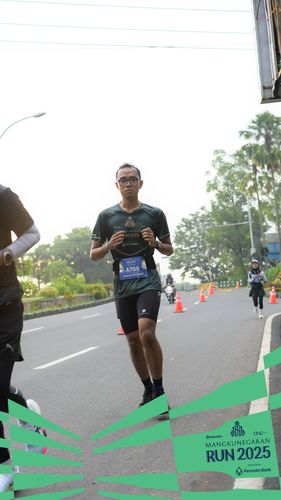 Race photo from Mangkunegaran Run 2025