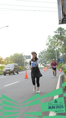 Race photo from Mangkunegaran Run 2025