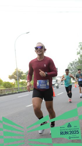 Race photo from Mangkunegaran Run 2025