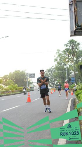 Race photo from Mangkunegaran Run 2025
