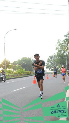 Race photo from Mangkunegaran Run 2025