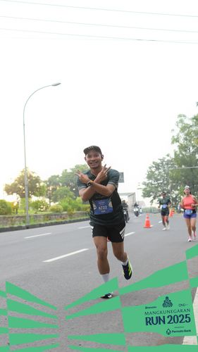 Race photo from Mangkunegaran Run 2025