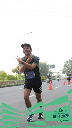 Race photo from Mangkunegaran Run 2025