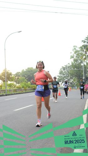 Race photo from Mangkunegaran Run 2025