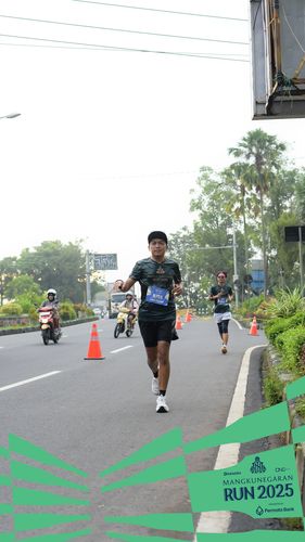 Race photo from Mangkunegaran Run 2025