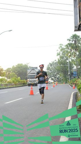 Race photo from Mangkunegaran Run 2025