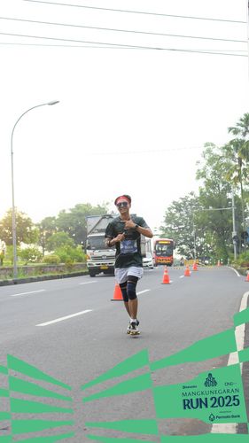 Race photo from Mangkunegaran Run 2025