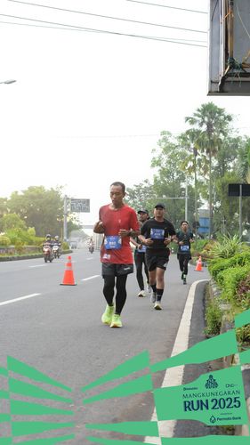 Race photo from Mangkunegaran Run 2025