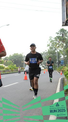 Race photo from Mangkunegaran Run 2025