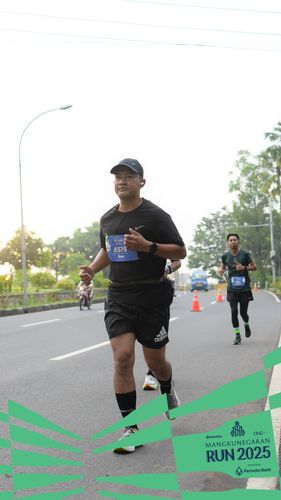 Race photo from Mangkunegaran Run 2025