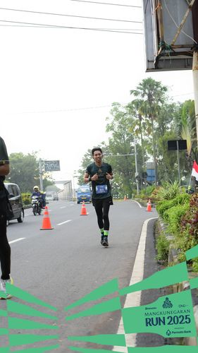 Race photo from Mangkunegaran Run 2025