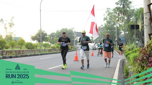 Race photo from Mangkunegaran Run 2025