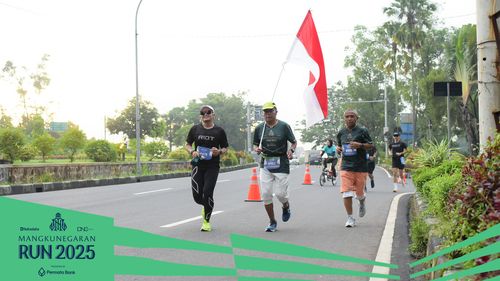 Race photo from Mangkunegaran Run 2025