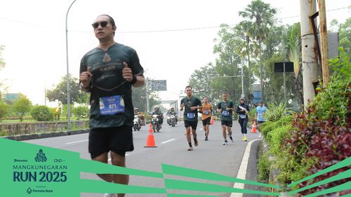 Race photo from Mangkunegaran Run 2025