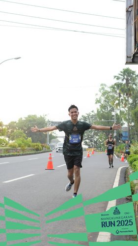 Race photo from Mangkunegaran Run 2025