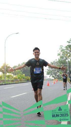 Race photo from Mangkunegaran Run 2025