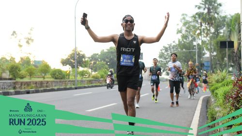 Race photo from Mangkunegaran Run 2025