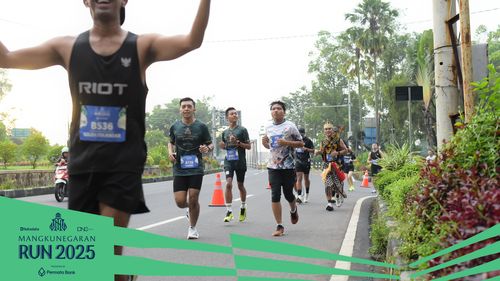 Race photo from Mangkunegaran Run 2025
