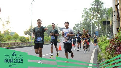 Race photo from Mangkunegaran Run 2025