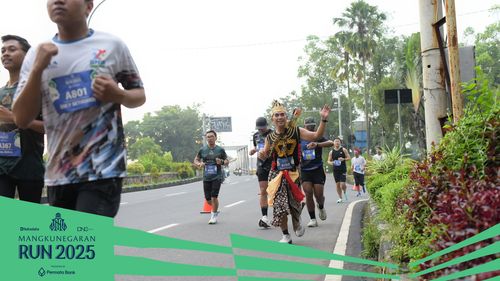 Race photo from Mangkunegaran Run 2025