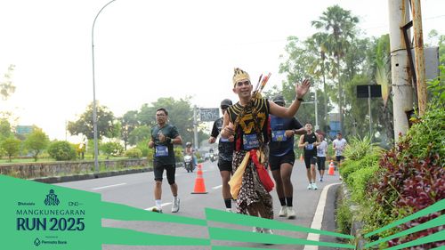 Race photo from Mangkunegaran Run 2025