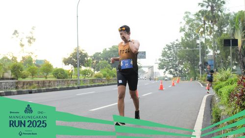 Race photo from Mangkunegaran Run 2025