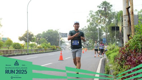Race photo from Mangkunegaran Run 2025