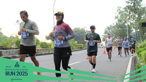 Race photo from Mangkunegaran Run 2025